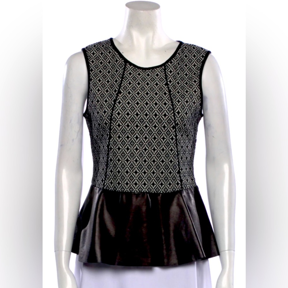 Parker Printed Scoop Neck Top
